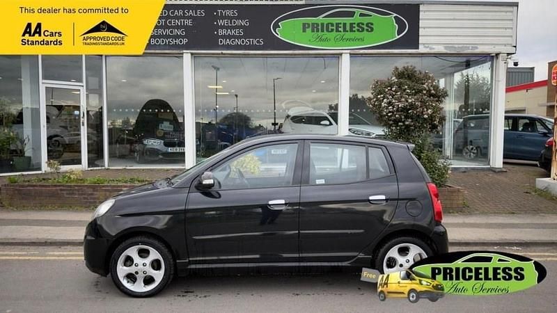 Used Kia Picanto 64 HP (47 kW) 2008 Black Hatchback