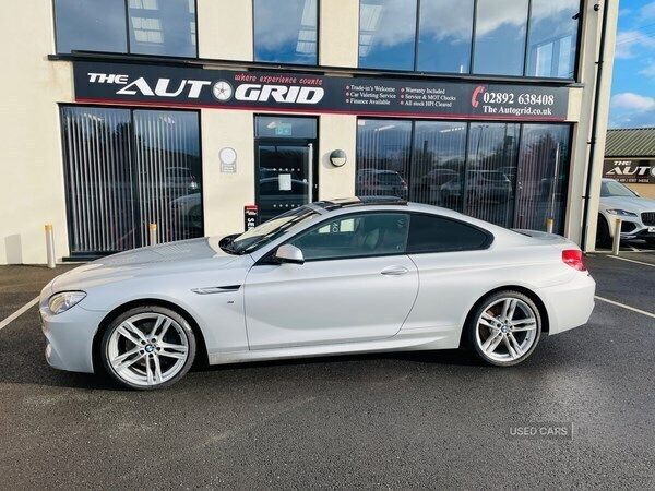 Silver Used 2013 BMW 640 M Sport Coupe | £13,995 (Fair price) - Image 1/4