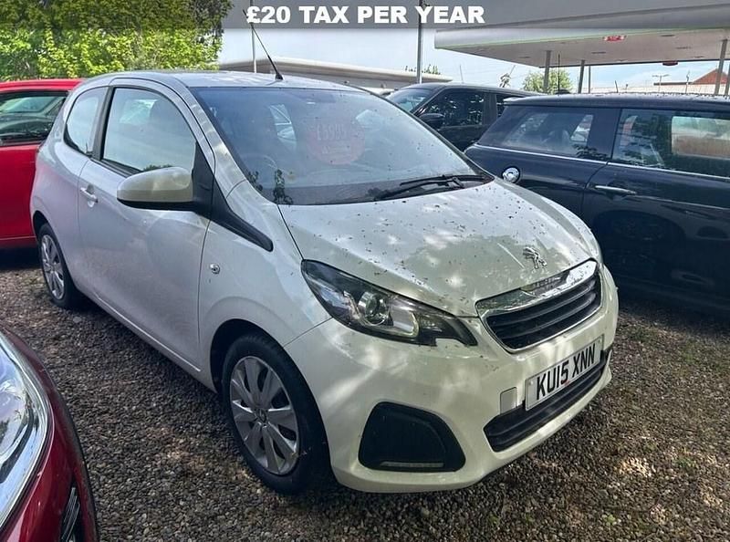 White Used 2015 Peugeot 108 Active Hatchback | £4,995 (Expensive) - Image 1/2