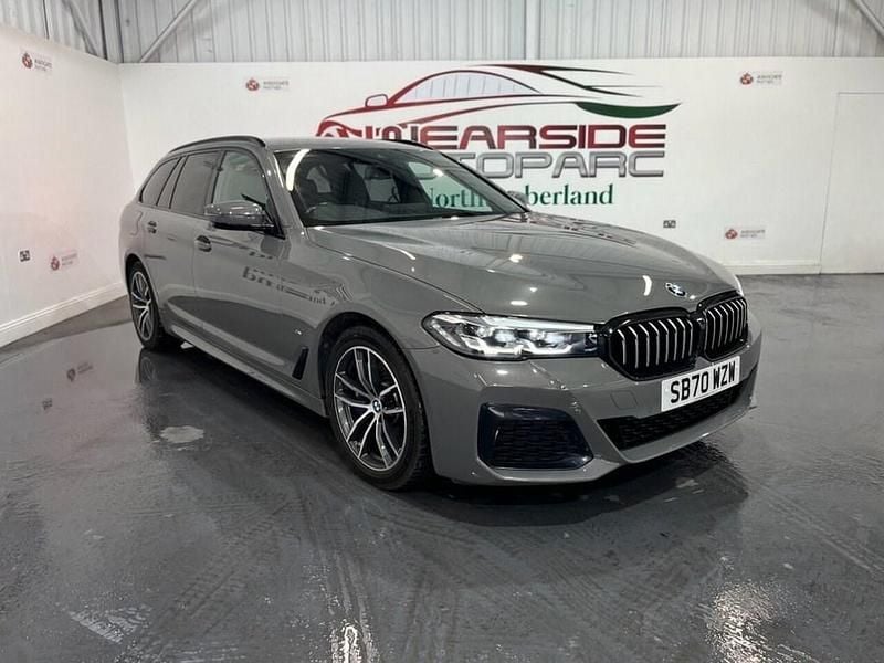 Grey Used 2021 BMW 530e M Sport Estate | £24,499 (Fair price) - Image 1/4