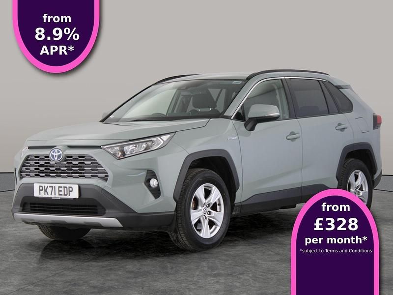 Green Used 2021 Toyota RAV4 Hybrid SUV | £22,090 (Good price) - Image 1/4