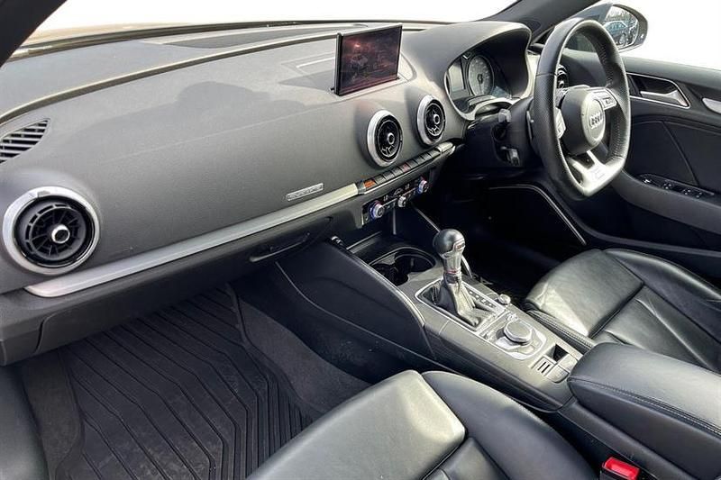 Used Audi A3 Black Edition 300 HP (220 kW) 2019 Panther black Sedan