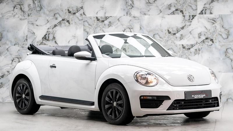 White Used 2017 VW Beetle S Cabriolet | £13,989 (Expensive) - Image 1/4