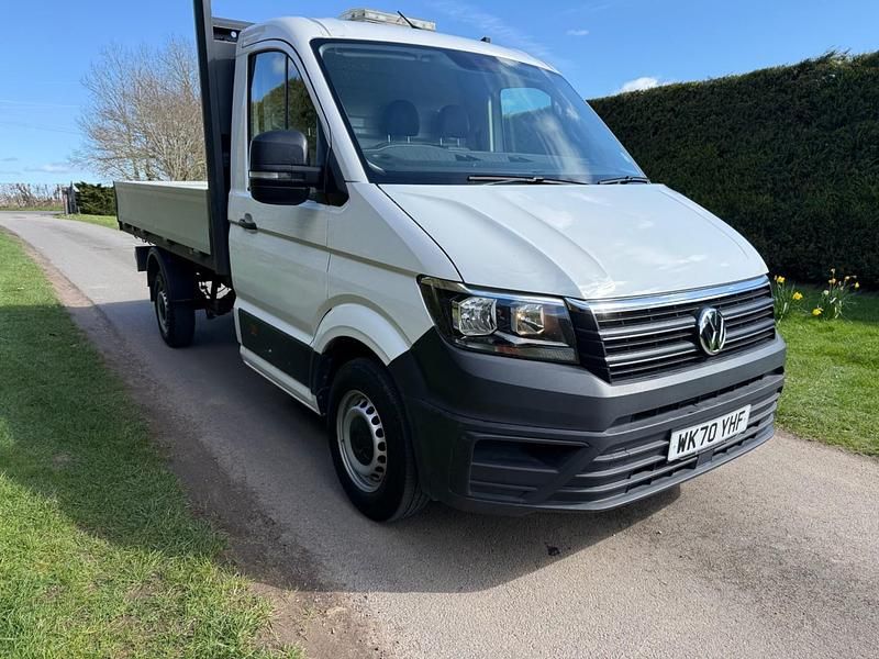 Begagnad VW Crafter Startline 140 HK (102 kW) 2021 Vit Van