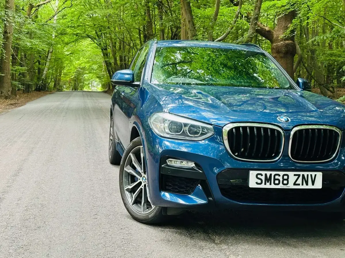 Used BMW X3 M Sport 261 HP (191 kW) 2019 Blue SUV