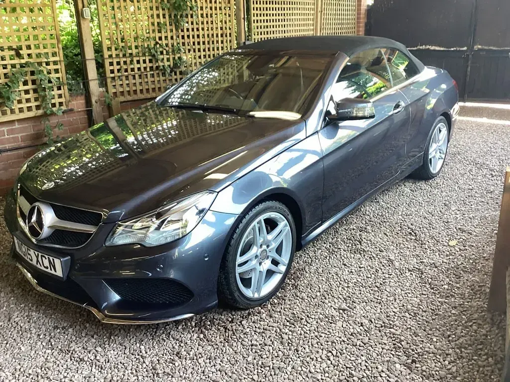 Used Mercedes E220 AMG line 2015 Grey Cabriolet