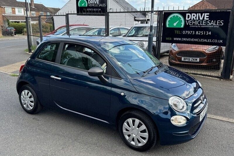 Blue Used 2017 Fiat 500 Pop Hatchback | £4,295 (Good price) - Image 1/1