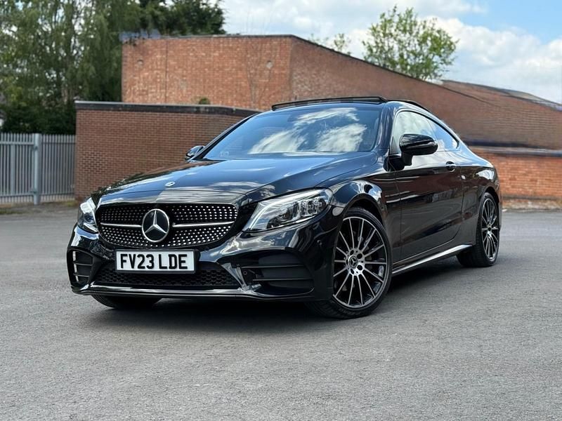 Used Mercedes C300 AMG line 270 HP (198 kW) 2023 Black Coupe