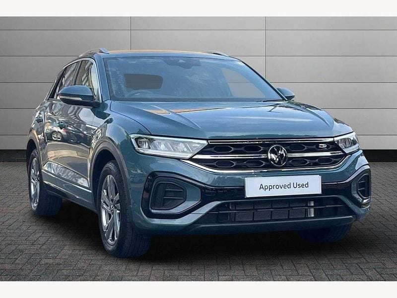 Blue Used 2025 VW T-Roc R-line SUV | £27,640 (Fair price) - Image 1/3