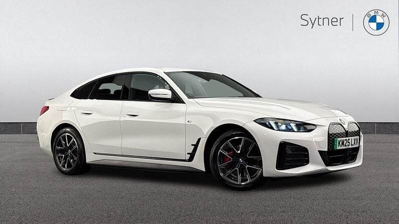 White Used 2025 BMW i4 M Sport Sedan | £37,250 (Super price) - Image 1/4
