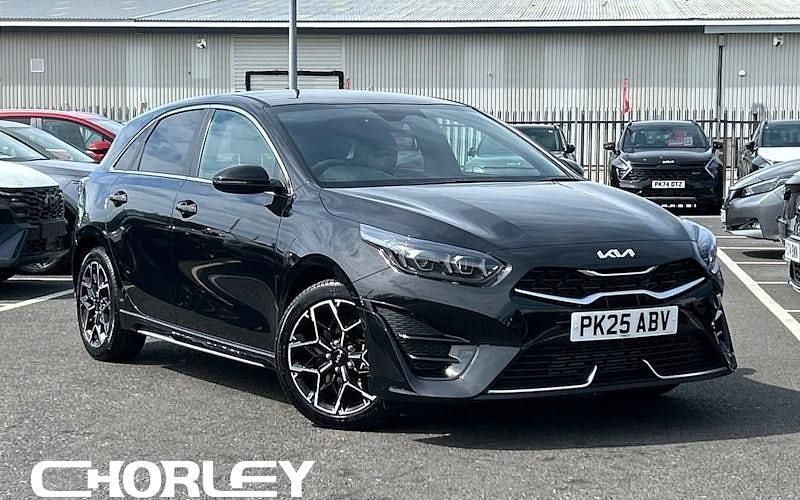 Black Used 2025 Kia Ceed GT-Line Hatchback | £21,053 (A bit pricey) - Image 1/4