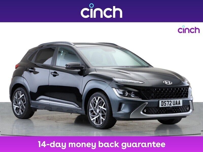 Black Used 2022 Hyundai Kona Premium SUV | £15,099 (Fair price) - Image 1/3