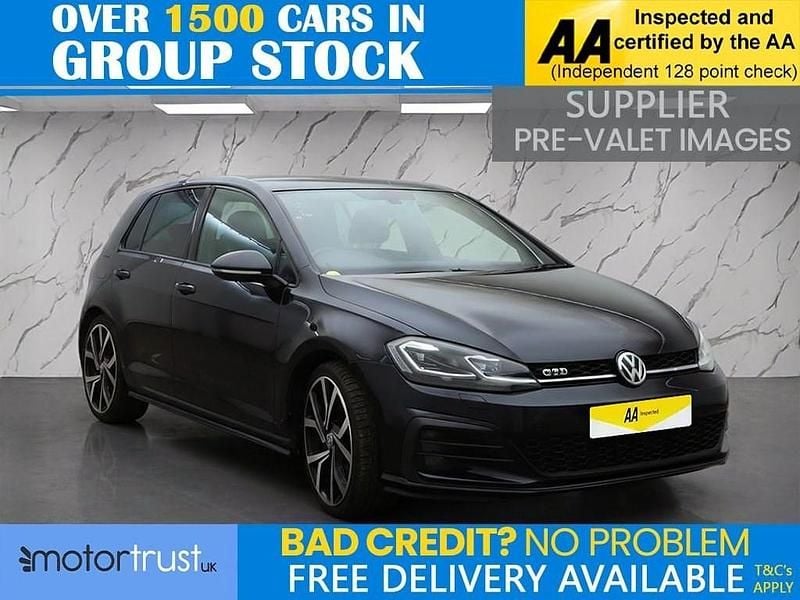 Black Used 2017 VW Golf VII GTD Hatchback | £14,095 (Fair price) - Image 1/4