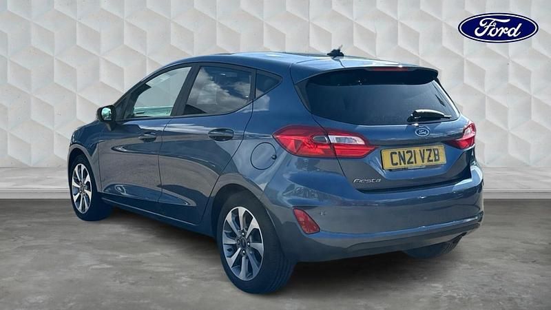 Usado Ford Fiesta Trend 95 HP (69 kW) 2021 Azul Citadino