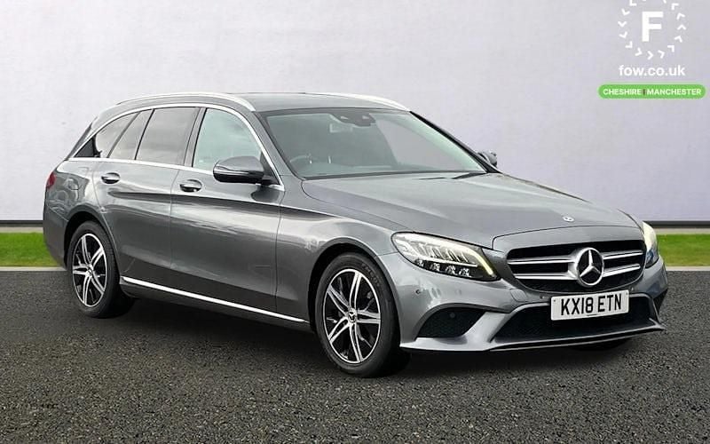 Used Mercedes C200 184 HP (135 kW) 2018 Grey Estate