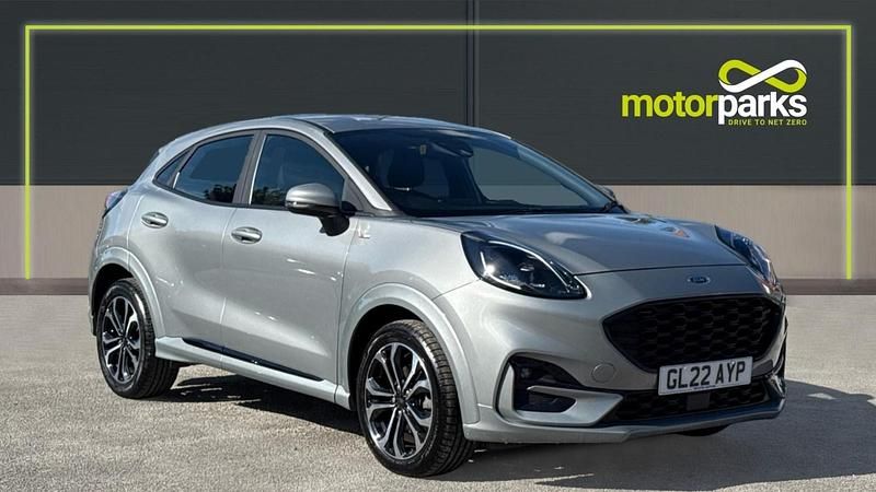 Sonic silver metallic Used 2022 Ford Puma Gen-E ST-Line SUV | £13,850 (Good price) - Image 1/4
