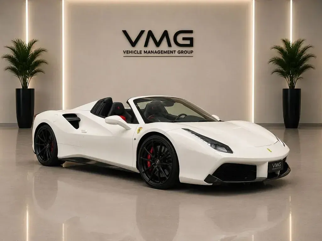 Used Ferrari 488 670 HP (492 kW) 2018 White Cabriolet