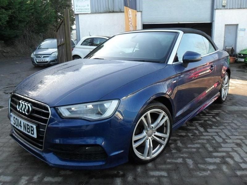 Used Audi A3 Cabriolet S-Line 2014 Blue Cabriolet