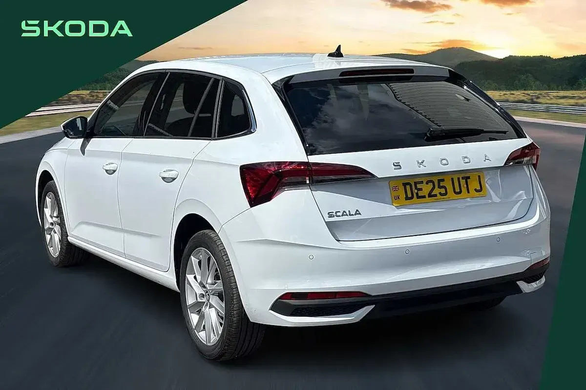 Used Skoda Scala SE L 150 HP (110 kW) 2025 White Hatchback