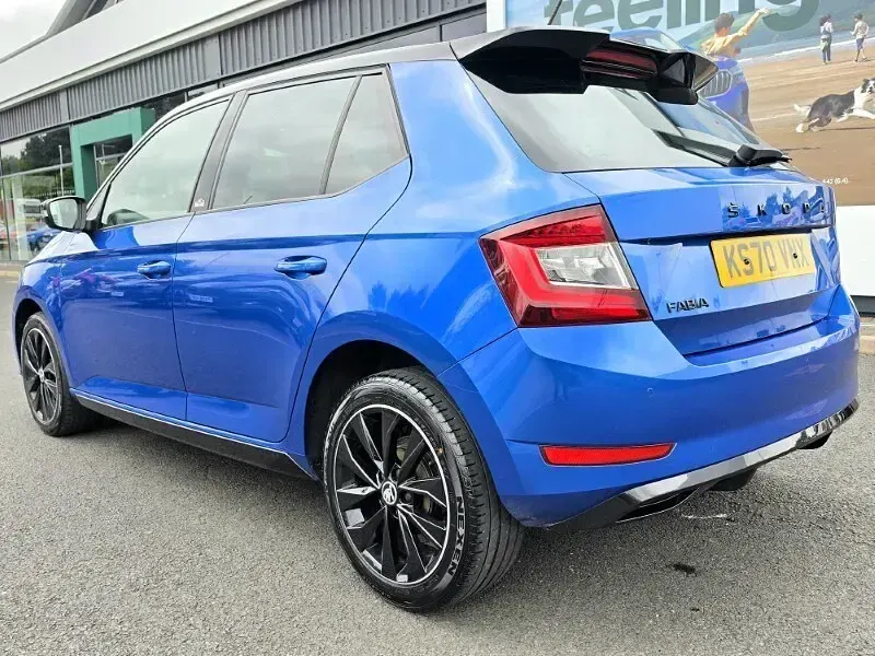 Used Skoda Fabia Monte Carlo 95 HP (69 kW) 2021 Blue Hatchback