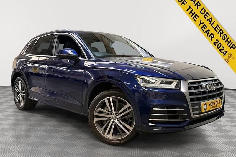 Blue Used 2018 Audi Q5 S-Line SUV | £18,599 (Good price) - Image 1/1