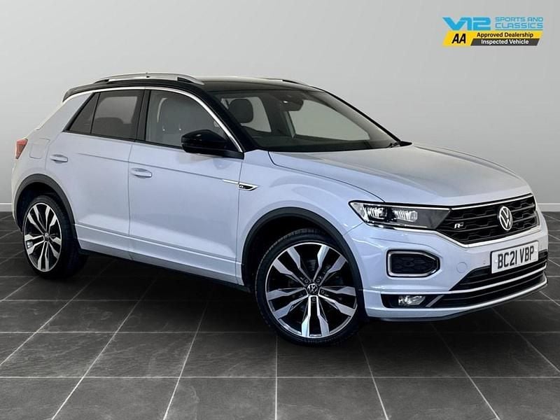 Silver Used 2021 VW T-Roc R-line SUV | £15,995 (Super price) - Image 1/2