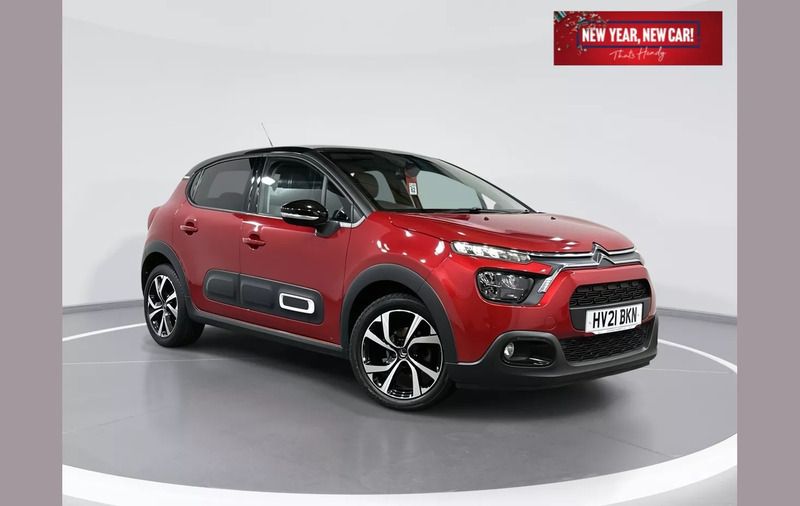 Red Used 2021 Citroën C3 Flair Hatchback | £9,650 (Fair price) - Image 1/4