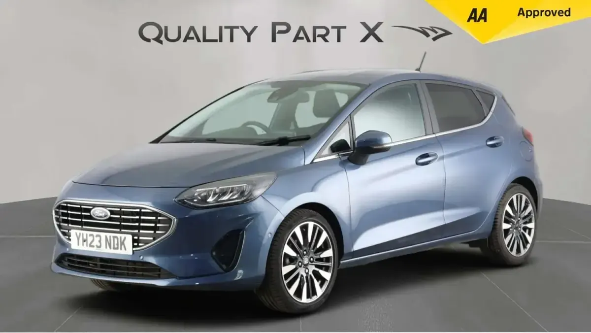 Used Ford Fiesta Titanium X 125 HP (91 kW) 2023 Blue Hatchback