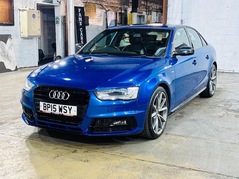 Used Audi A4 Black Edition 2015 Blue Sedan
