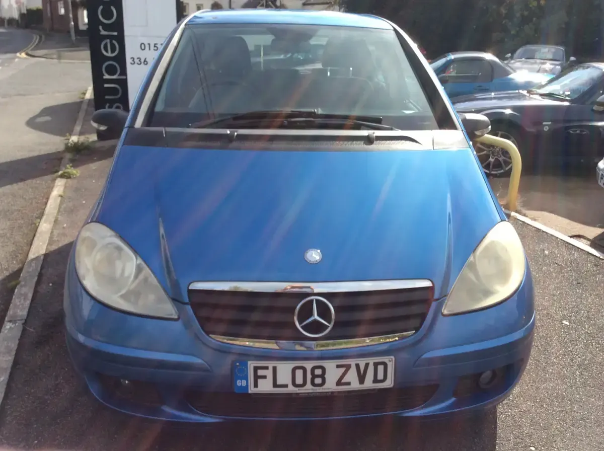 Used Mercedes A150 Classic 95 HP (69 kW) 2008 Blue Hatchback