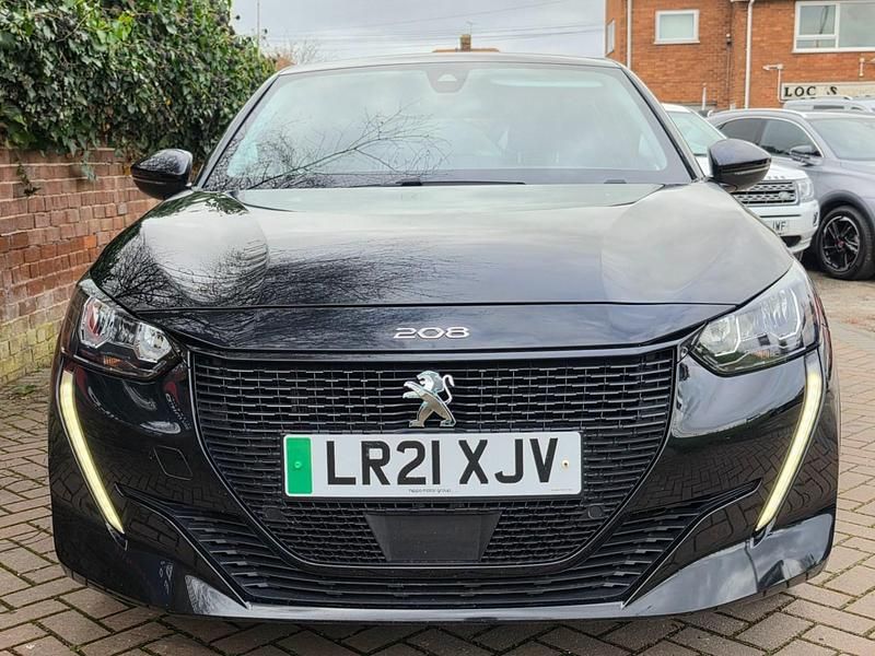 Used Peugeot e-208 Allure Premium 100 kW (136 HP) 2021 Black Hatchback