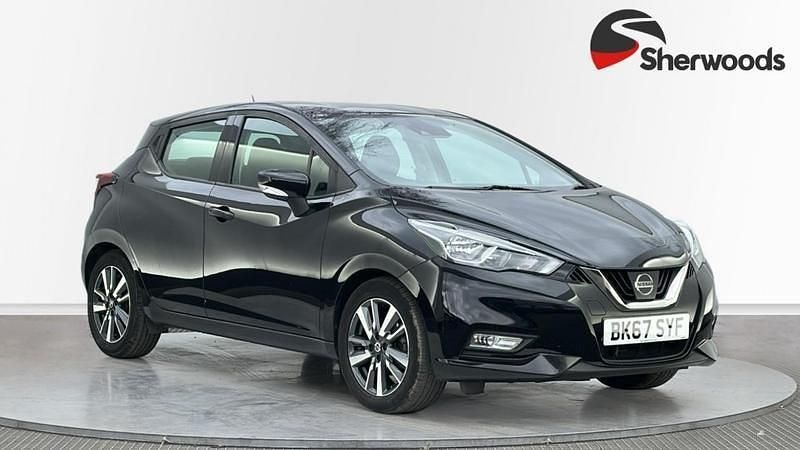 Used Nissan Micra Acenta 71 HP (52 kW) 2017 Black Hatchback