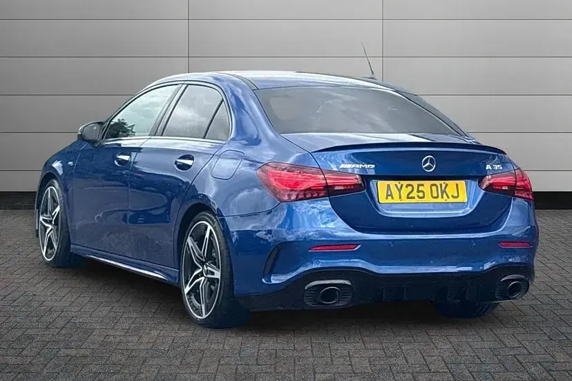 Used Mercedes A35 AMG Premium 316 HP (232 kW) 2025 Spectral blue metallic Sedan