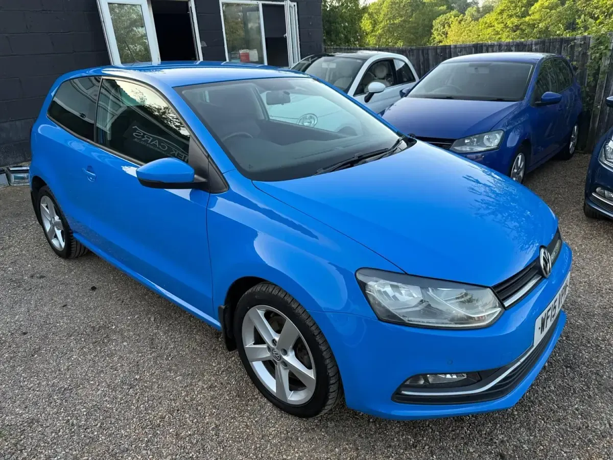 Used VW Polo SEL 110 HP (80 kW) 2015 Blue Hatchback