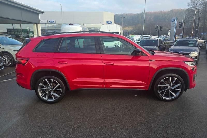 Used Skoda Kodiaq SportLine 110 HP (80 kW) 2023 Velvet red SUV