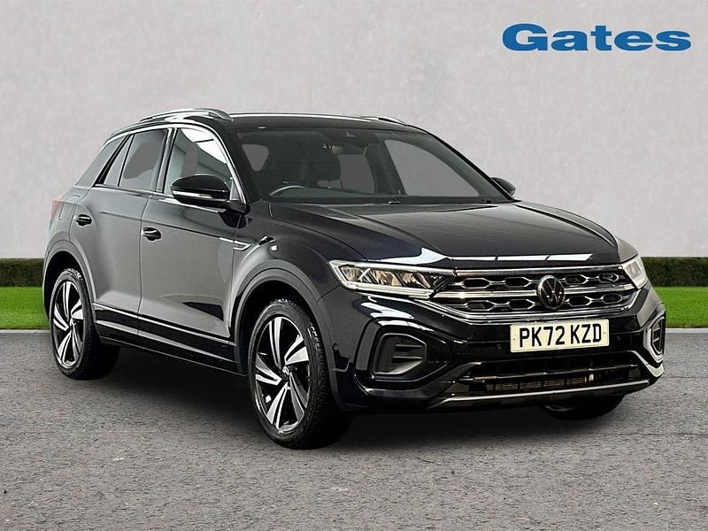 Black Used 2022 VW T-Roc R-line SUV | £21,599 (Fair price) - Image 1/4