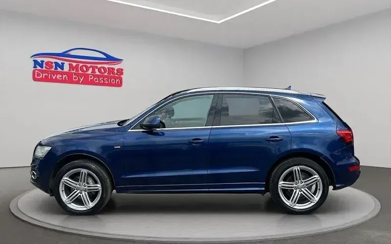 Used Audi Q5 S-line plus 224 HP (164 kW) 2014 Blue SUV
