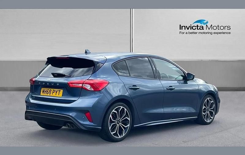 Used Ford Focus ST-Line X 125 HP (91 kW) 2019 Blue Hatchback