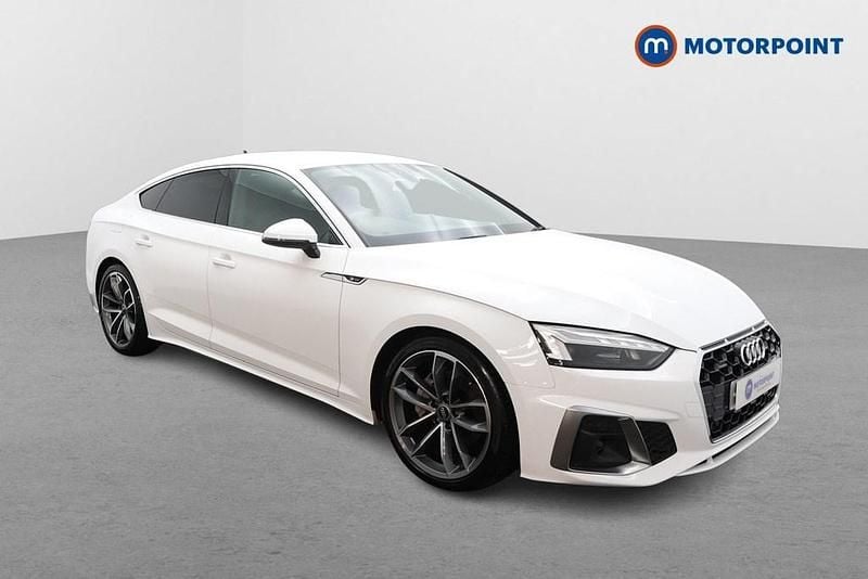 Used Audi A5 S-Line 190 HP (139 kW) 2022 White Coupe
