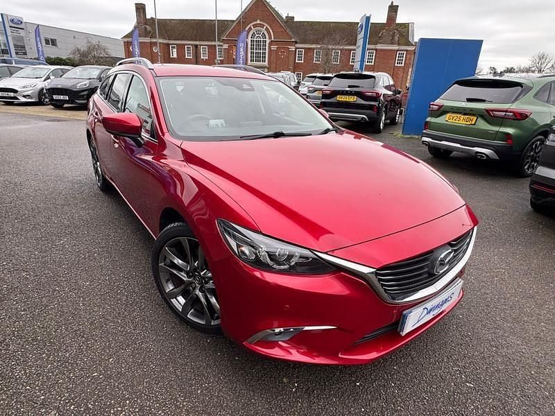 Red Used 2017 Mazda 6 Inclusive Estate | £10,000 (Fair price) - Image 1/4