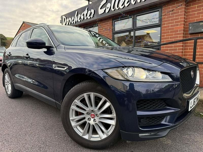 Blue Used 2017 Jaguar F-Pace Portfolio SUV | £18,995 (Fair price) - Image 1/4