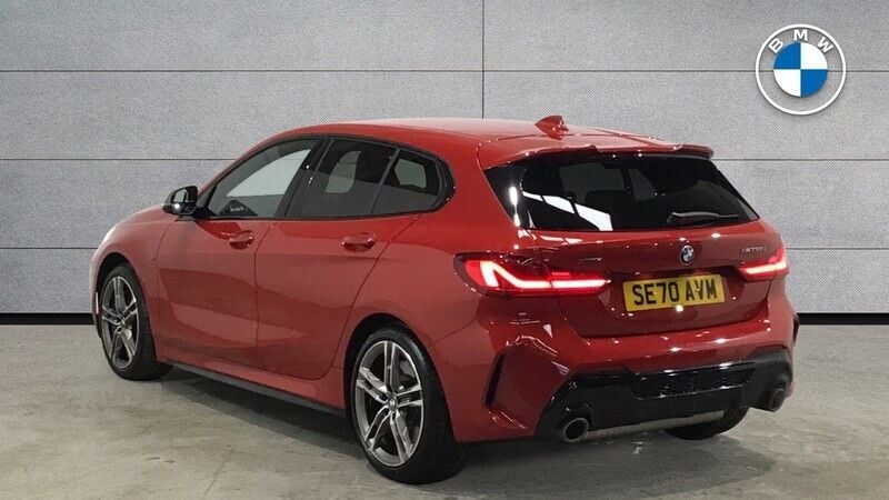 Used BMW M135 M Sport 302 HP (222 kW) 2020 Red Hatchback