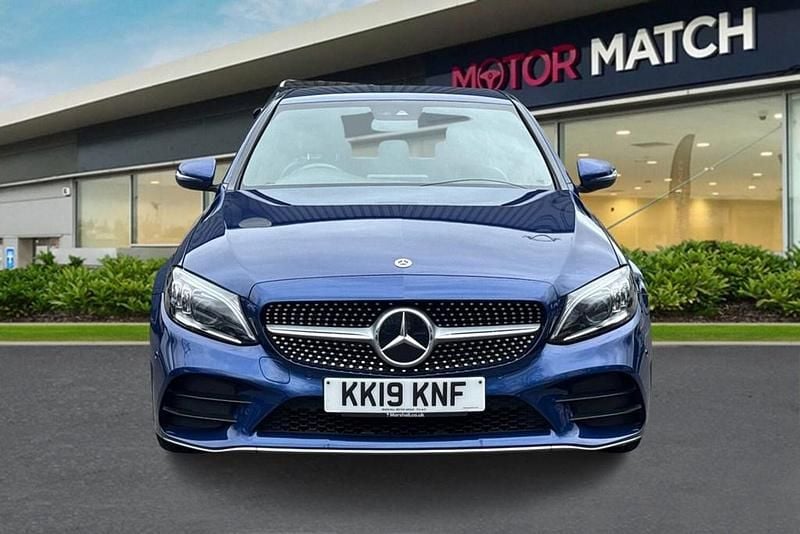 Used Mercedes C200 AMG Line Premium 2019 Blue Sedan