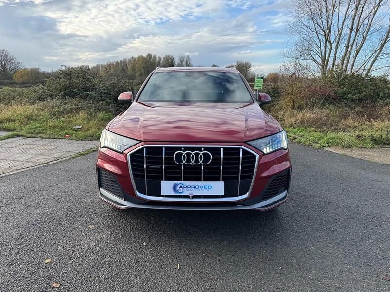 Usado Audi Q7 S-Line 282 CV (207 kW) 2020 Rojo SUV