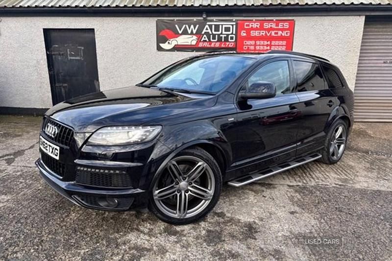Black Used 2012 Audi Q7 S-line plus SUV | £10,795 (Fair price) - Image 1/1