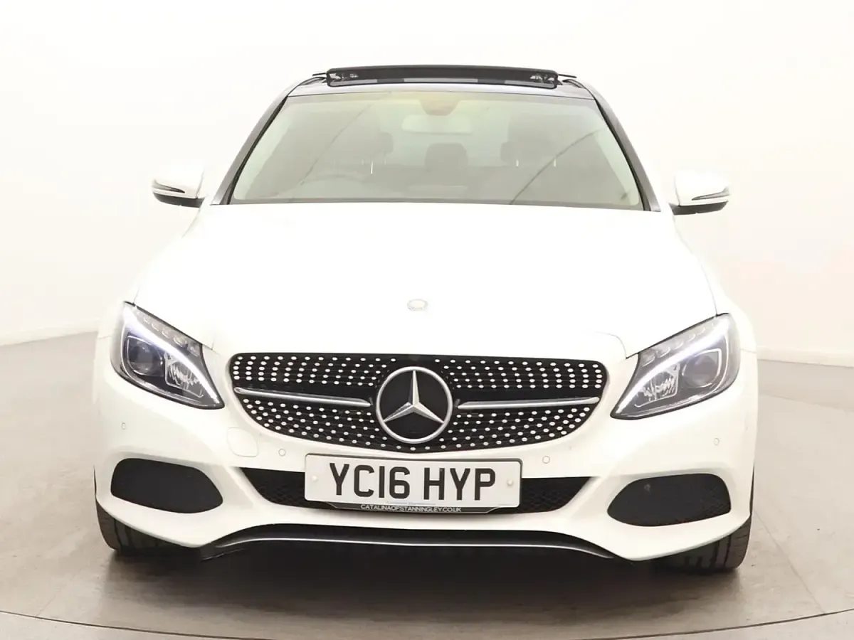 Used Mercedes C250 Premium 2016 White Sedan