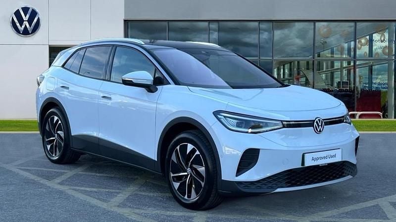 Glacier white metallic black Used 2025 VW ID.4 Pro SUV | £28,659 (Super price) - Image 1/1