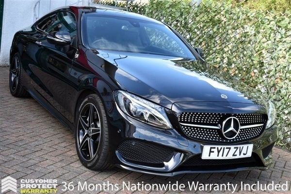 Black Used 2017 Mercedes C200 AMG Line Premium Coupe | £17,990 (A bit pricey) - Image 1/1