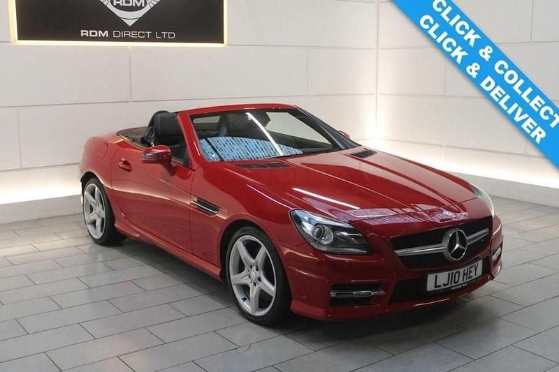Used Mercedes SLK200 AMG 184 HP (135 kW) 2013 Red Cabriolet