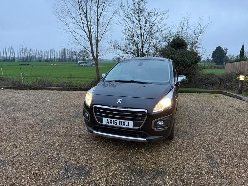 Black Used 2015 Peugeot 3008 Allure Estate | £4,889 (Fair price) - Image 1/4